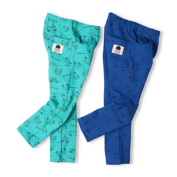 🆕【⭐訂購⭐】 🇯🇵日本直送🌀汽車圖案彈性波紋長褲［2款選］🌀[ELBA-0014][260302]