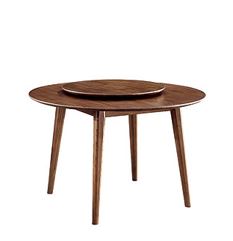 1.2米實木旋轉盤餐枱