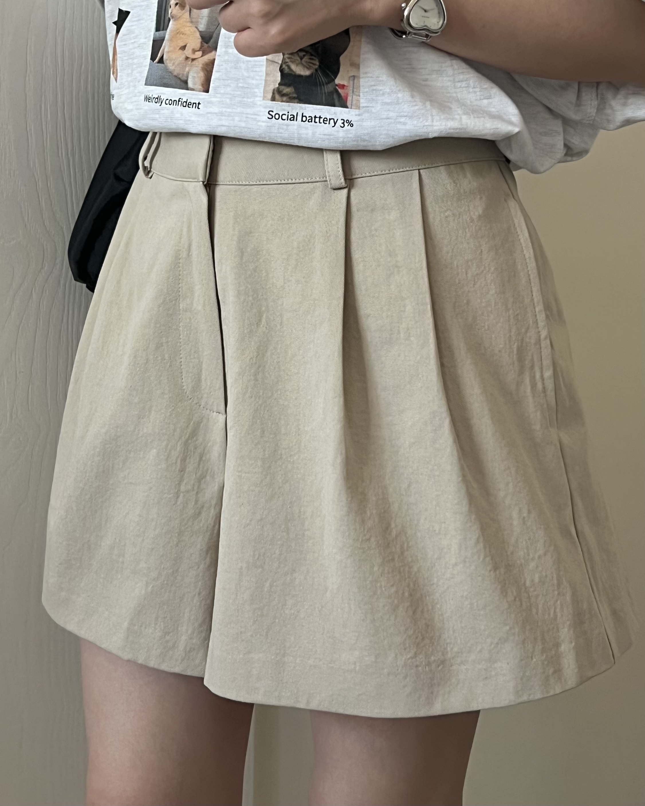 必備日常打摺短褲