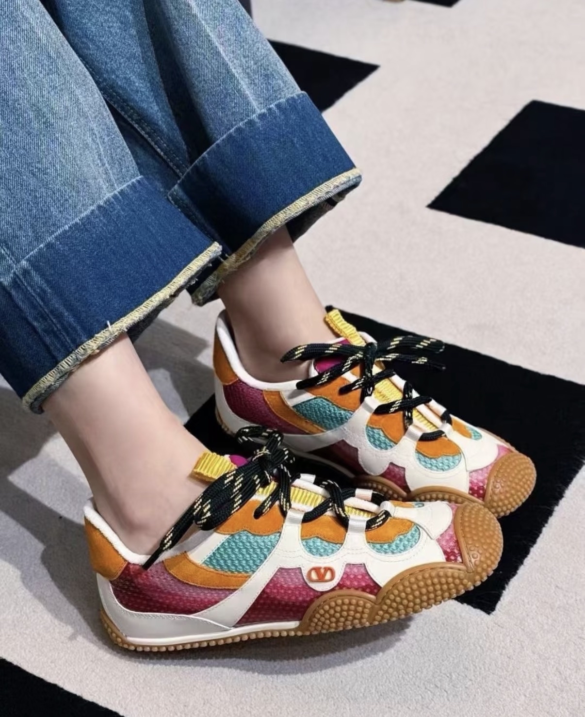 限時優惠✨新款🆕訂貨🍒Valentino Amphibia Sneaker  Size 37/38/39/40