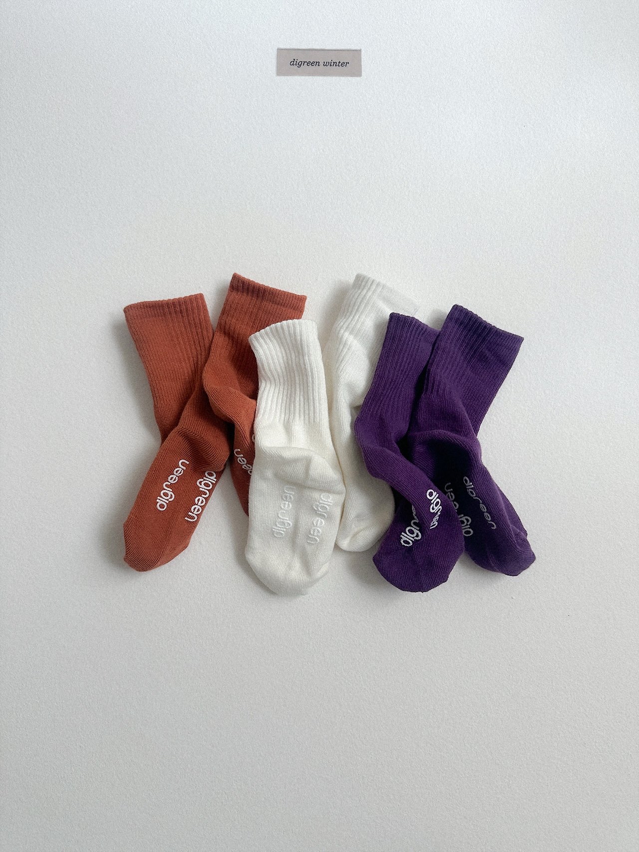 Digreen | Dual Rib Socks set