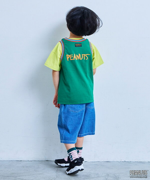 🇯🇵預訂 日本直送🇯🇵Snoopy史努比兩色人物前後印花撞色背心