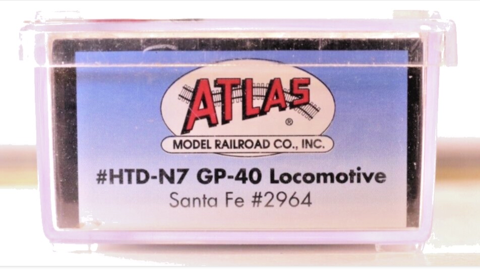 ATLAS N HTD-N7 GP40 Santa Fe #2964 NEW