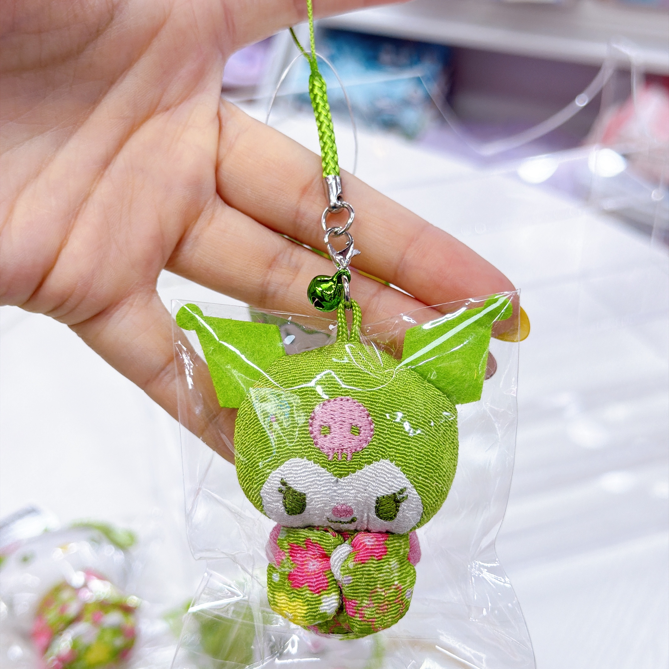 日本直送Sanrio 綠茶系列電話繩