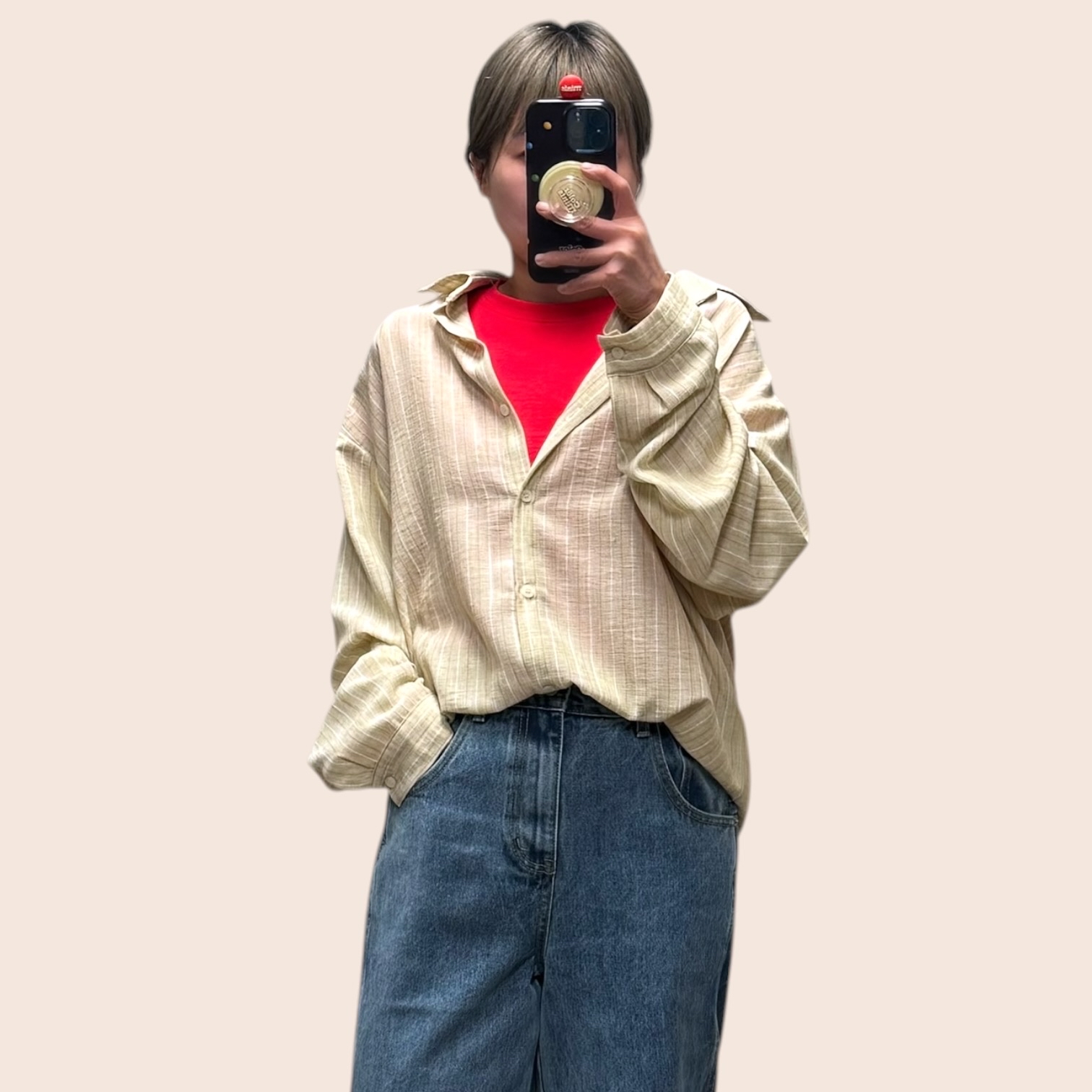 221040 幼間麻料恤