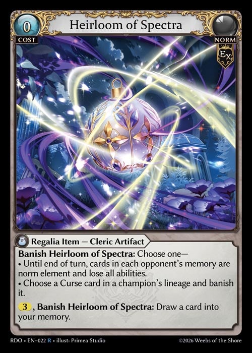 Heirloom of Spectra / RDO-022 (R)