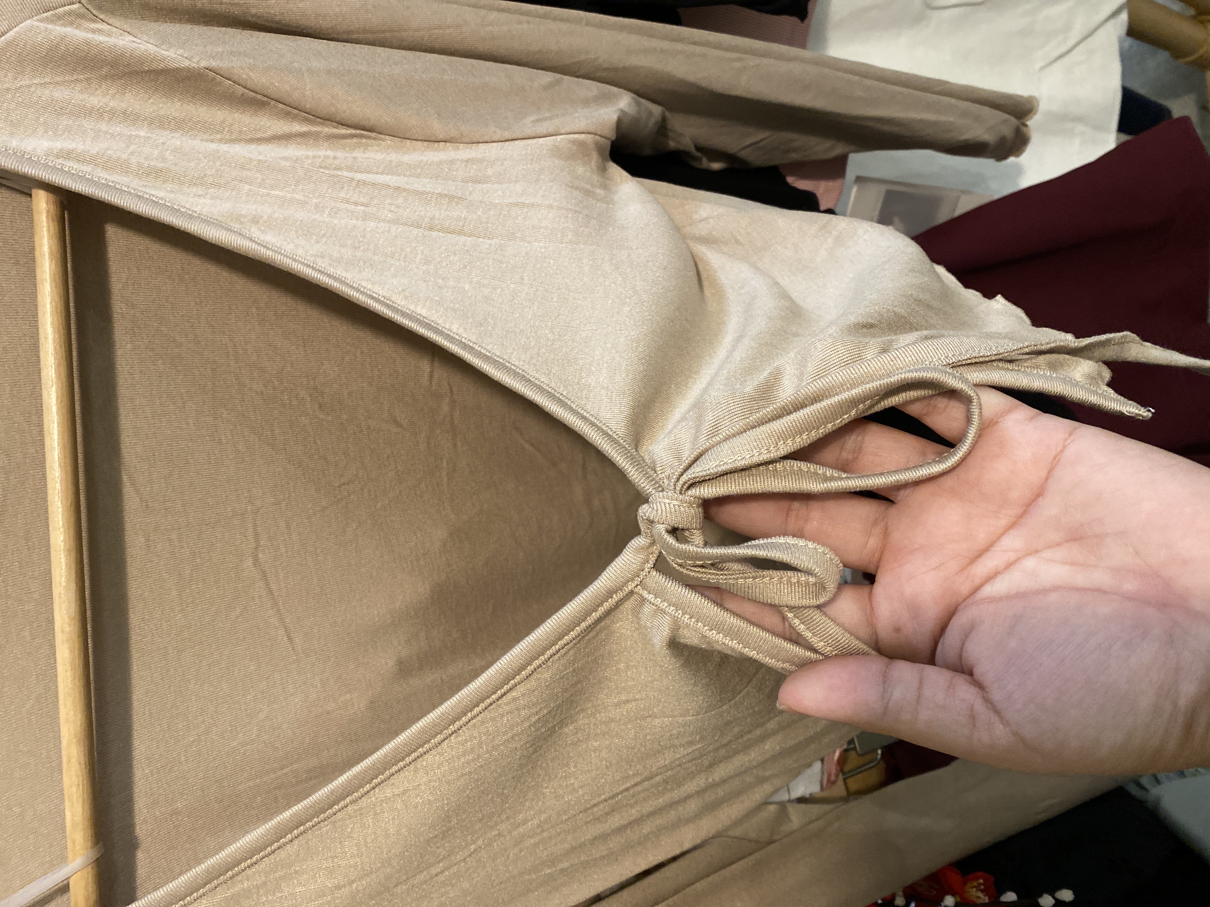 4664号-柔软舒服绑带外套