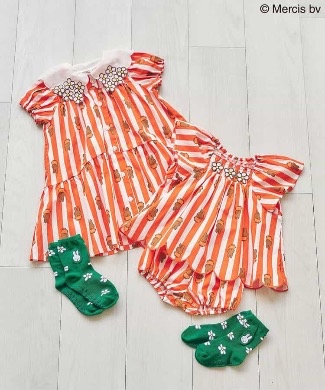 🇯🇵預訂 日本直送🇯🇵Apres les cours x Miffy系列兩色人物滿印條紋上衣燈籠褲套裝