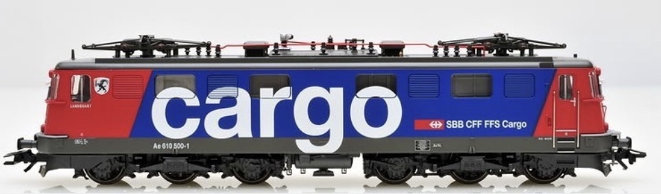 TRIX SBB Cargo Ae 6/6 - 瑞士 E-lok 全新 HO DCC 就緒，金屬車身