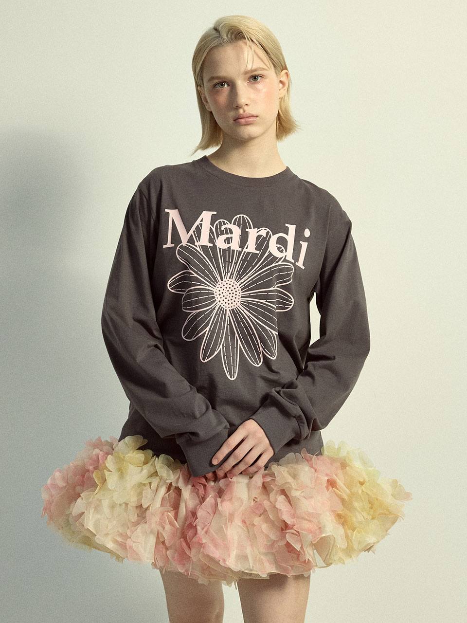 MD87 MARDI: Tshirt Long Sleeve Flowermardi