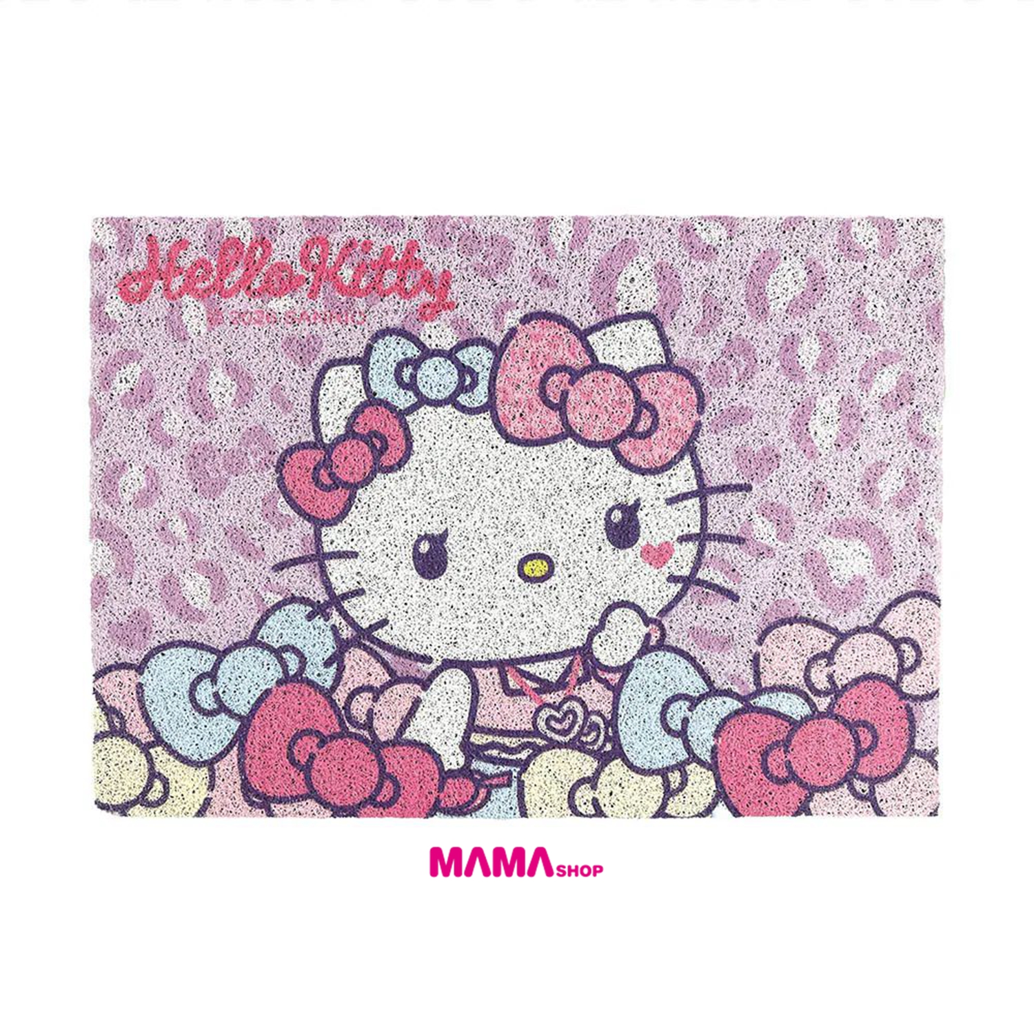 台灣直送Hello Kitty 豹紋刮泥地墊