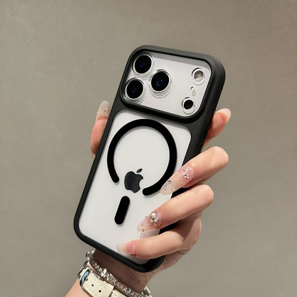 iPhone 17 Pro/ 17 Pro Max 劲盾MagSafe磁吸壳 | 高清全透硬背 | 软边防摔 | 独立相机按键 | 自带挂绳孔