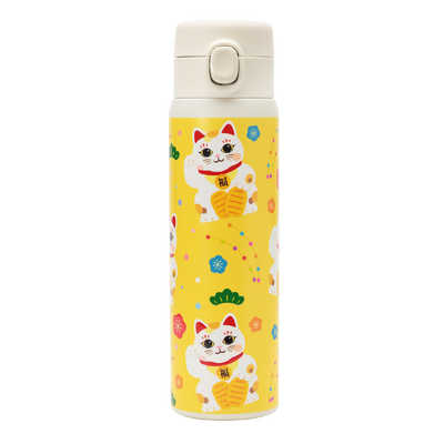 日本限定Sunflame 招財貓 不銹鋼保溫樽 480ml 