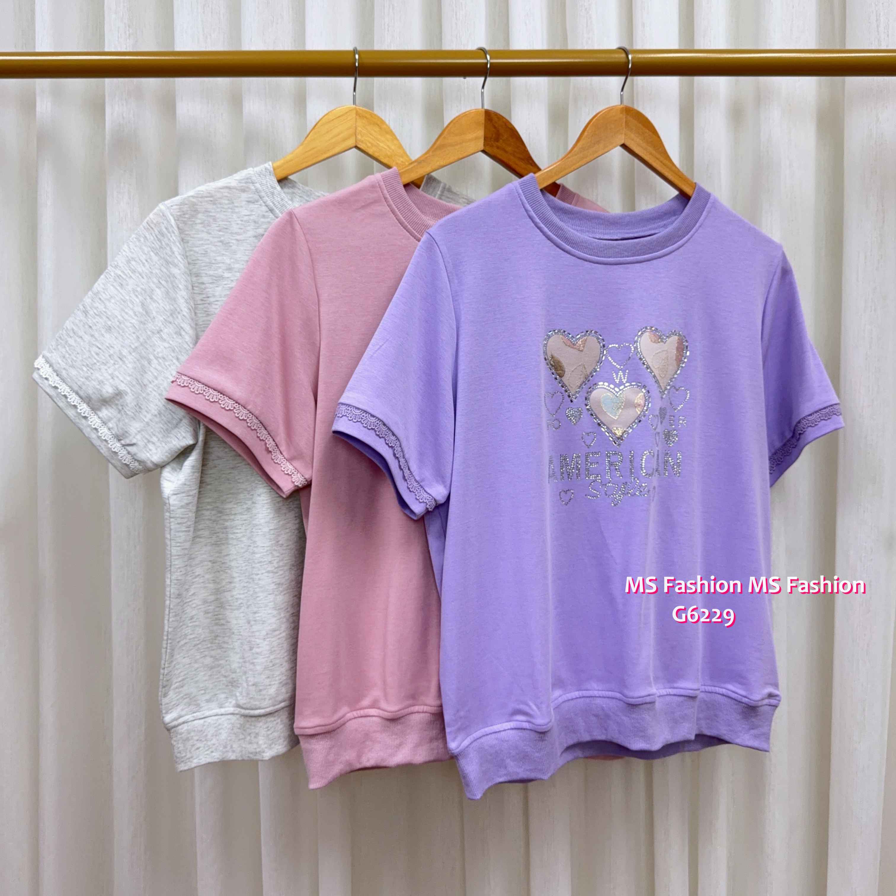 G6229 韓國🇰🇷閃石心心top