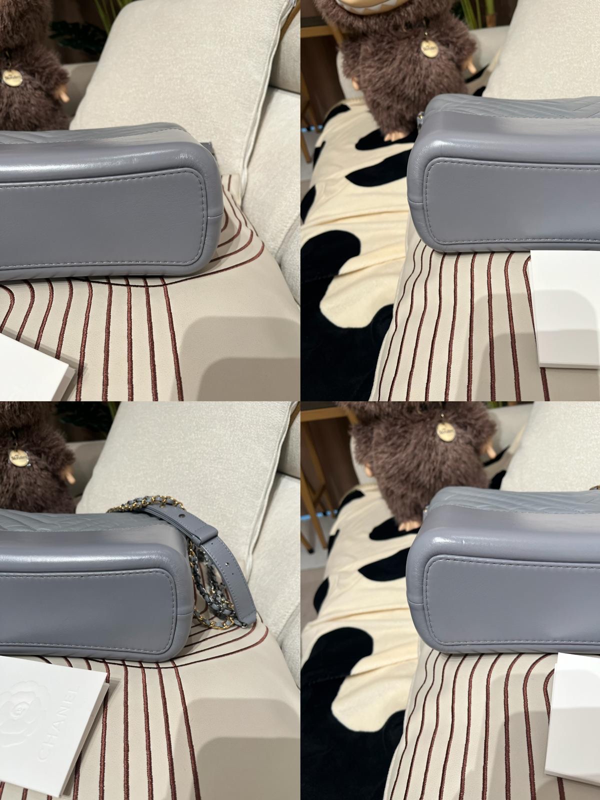 chanel Gabrielle medium Hobo 灰色V紋牛皮A93824 100%Authentic, 98%new ✅專門店收據✅29卡✅塵袋✅盒 