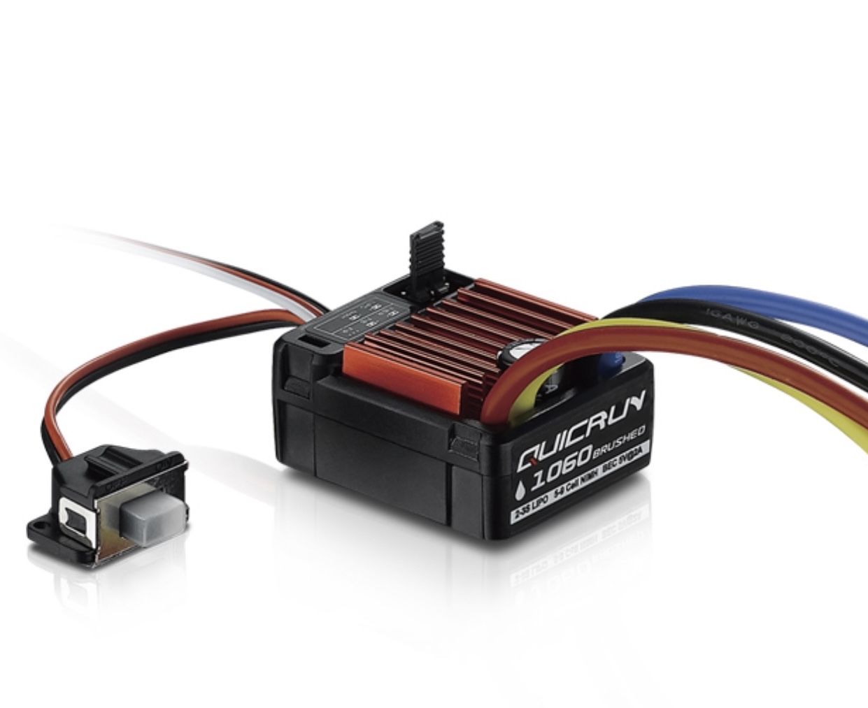 Hobbywing QuicRun 1/10 Waterproof Brushed 60A Electronic Speed Controller ESC 1060