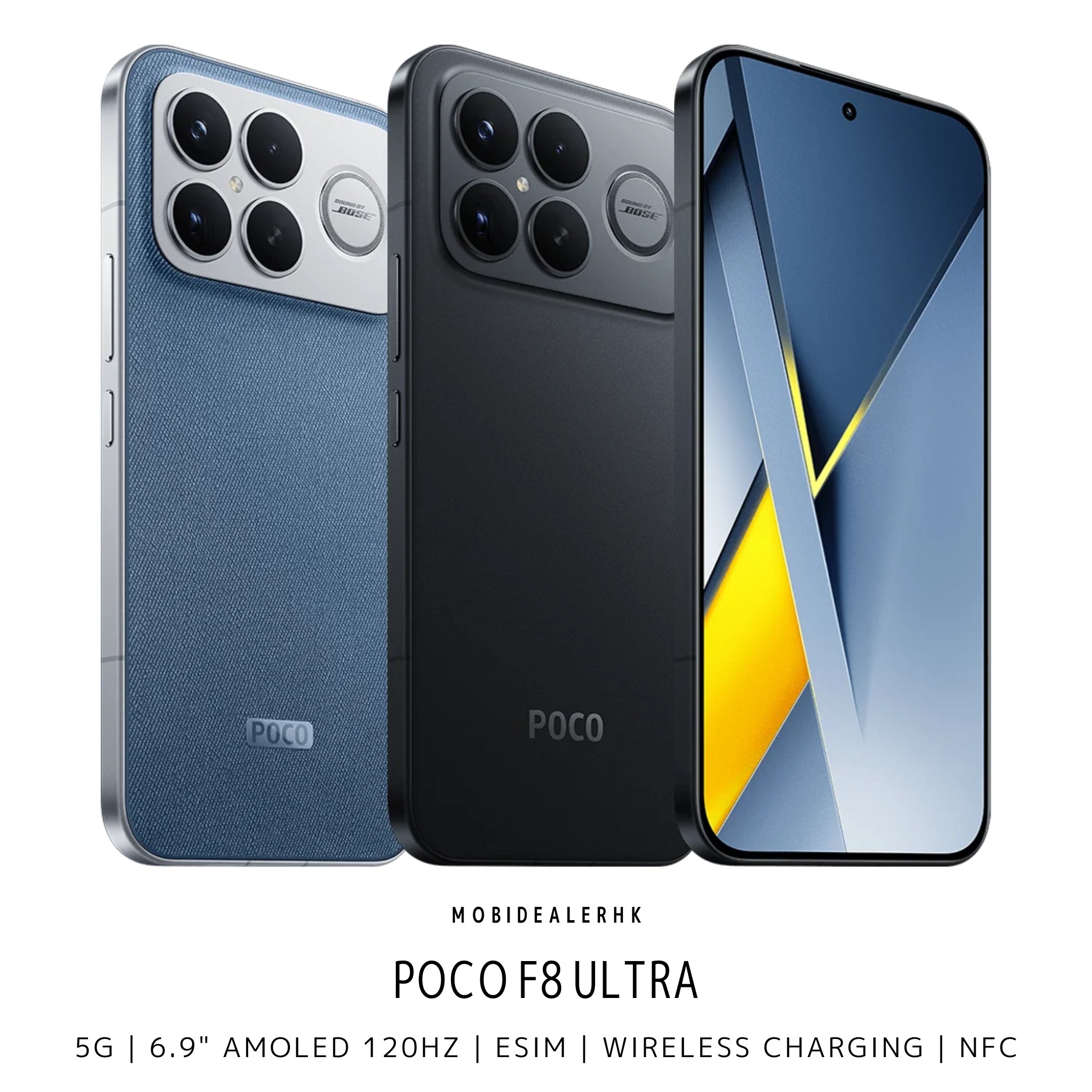 Poco F8 Ultra | 5G | 智能手機 | Snapdragon 8 Elite Gen5 | 潛望式遠攝鏡頭 | 100W快充 | IP68防水