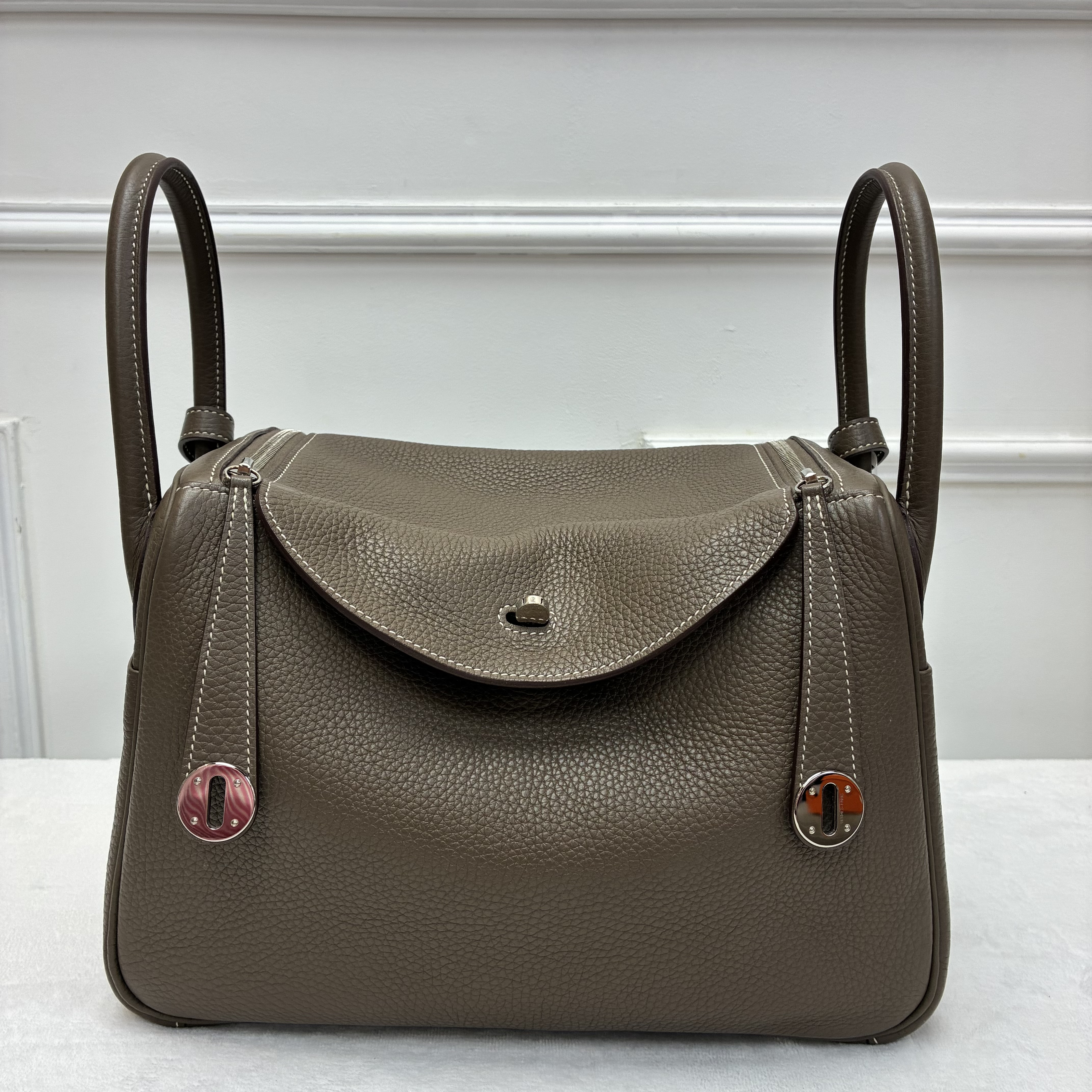 Full set Hermes Lindy 30大象灰 送內格和Hermes雨衣