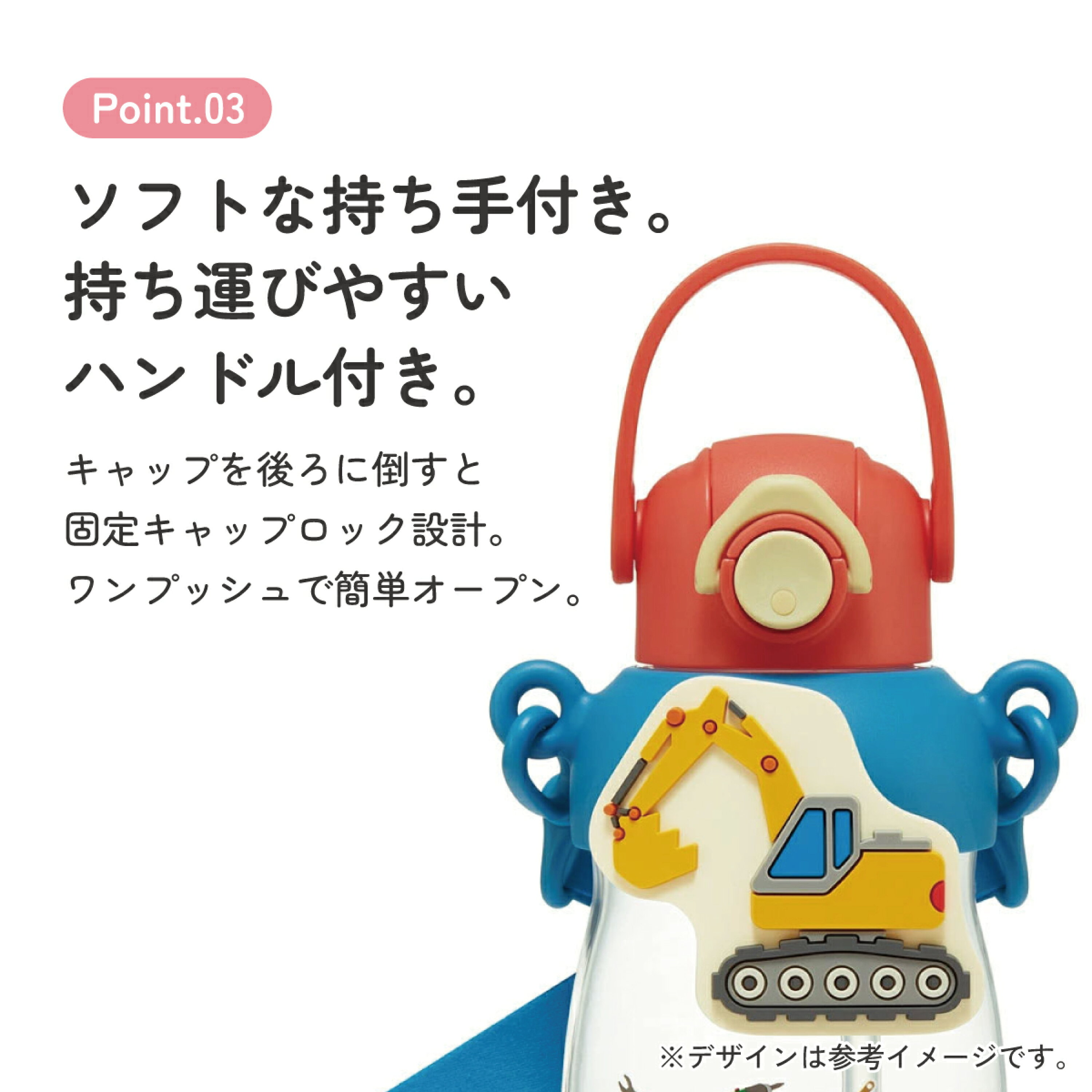 現貨🇯🇵Skater 大容量吸管水樽 650ml 工程車