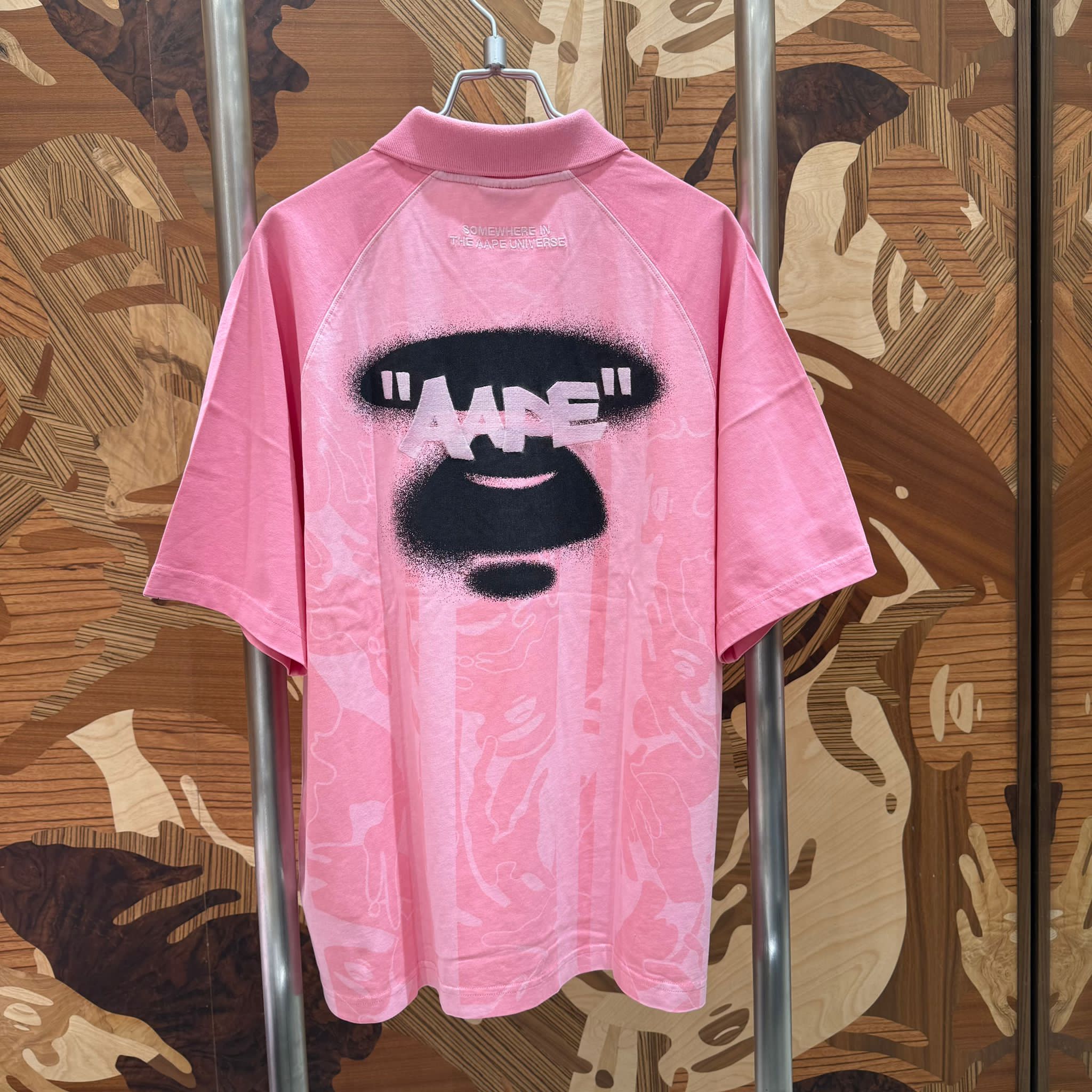 AAPE OVERSIZE fit AAPEUNVS moonface jersey tee (1942) 寬鬆版