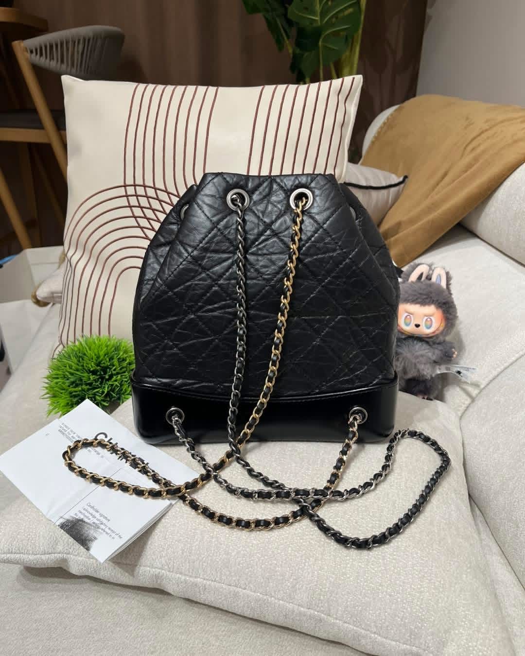 未使用品 Chanel Gabrielle backpack small 100%Authentic ,Unused未使用品  ✅專門店收據✅晶片 ✅dust bag✅box