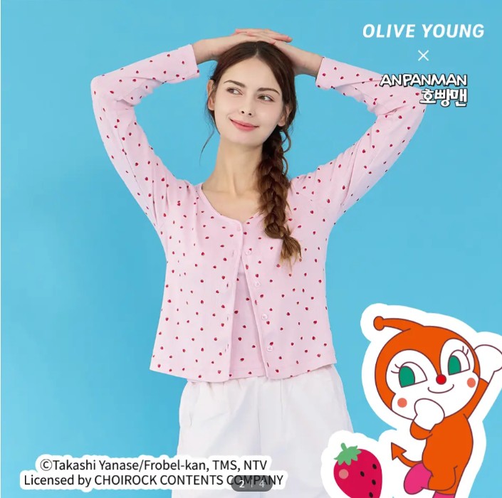 Olive young X 麵包超人 限定系列