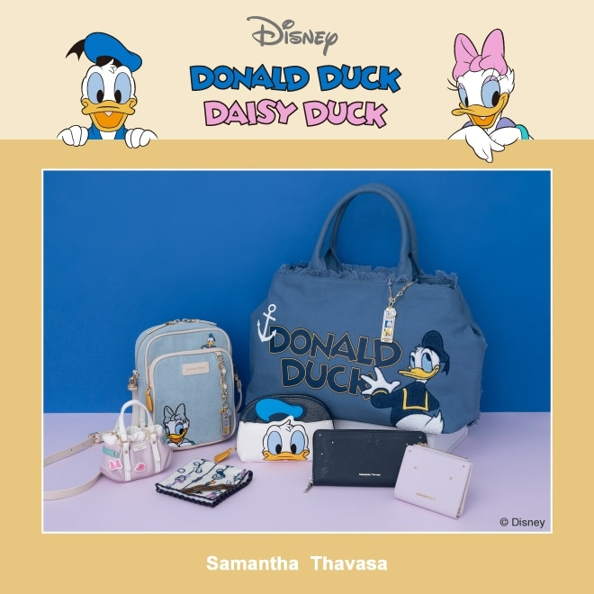 🌸 【預訂】Daisy Canvas-Style Handbag - Samantha Thavasa x Donald & Daisy