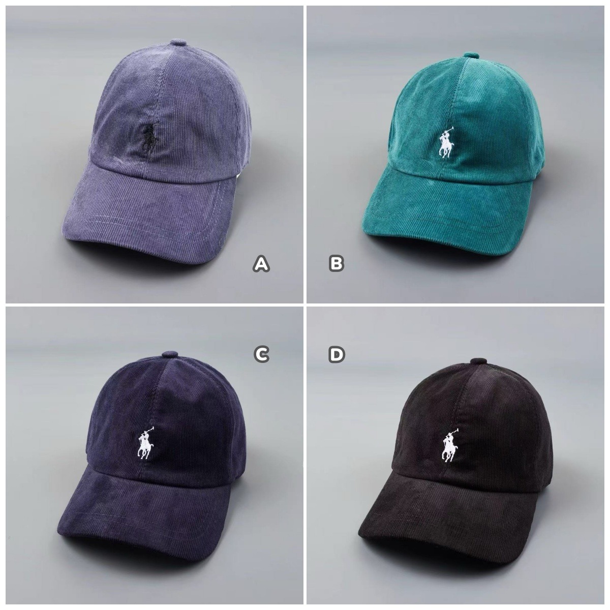 💯Polo Ralph Lauren Corduroy Baseball Cap 燈芯絨棒球帽