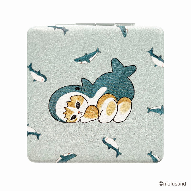 日本 Mofusand貓咪 鯊魚貓 mofumofu store 鏡