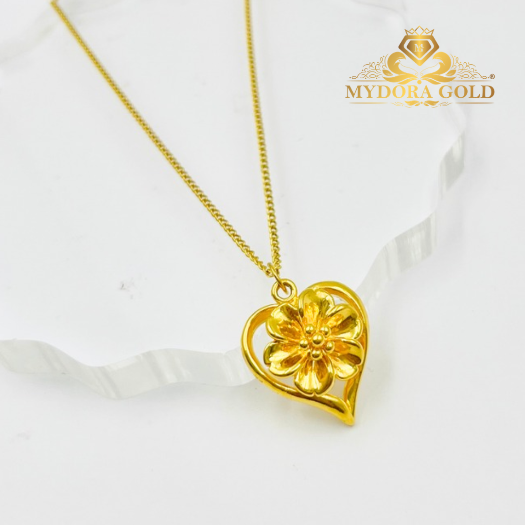 MYDORA Loket Bunga Daisy Love | EMAS 999/24k (Mother's Day Special)