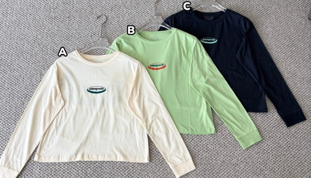 Patagonia Long-Sleeved '95 Oval Logo Easy-Cut T-Shirt