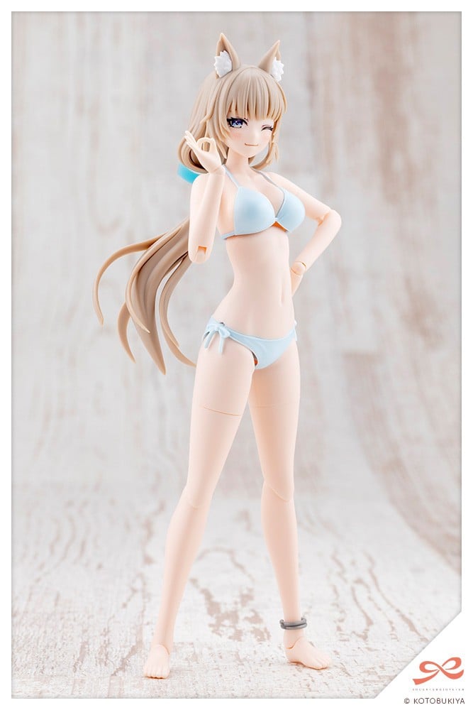 (預訂訂金 $100) (總價 $323) 壽屋 Kotobukiya 創彩少女庭園 獸耳艾米莉塔【泳裝】 模型 (行版) (KO09597) 