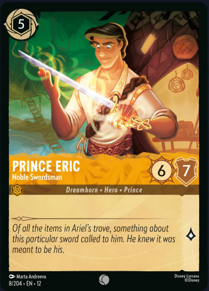 8/204 Prince Eric – Noble Swordsman C