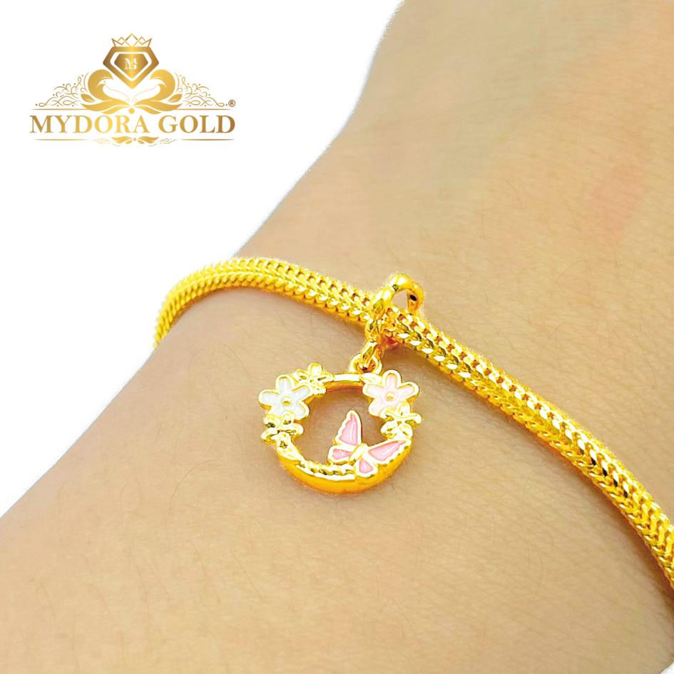 MYDORA Charm Mini Butterfly In Bloom Enamel (5G) | EMAS 916/22k
