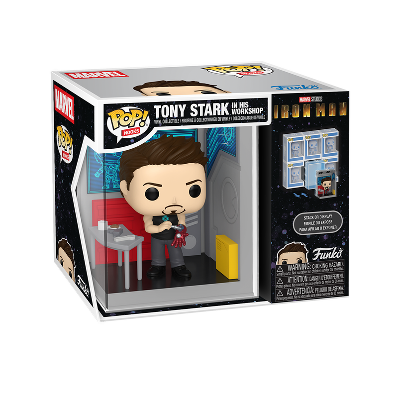 📦訂購 美國代購 Funko POP! Marvel Nooks Tony Stark in his Workshop Figure 模型
