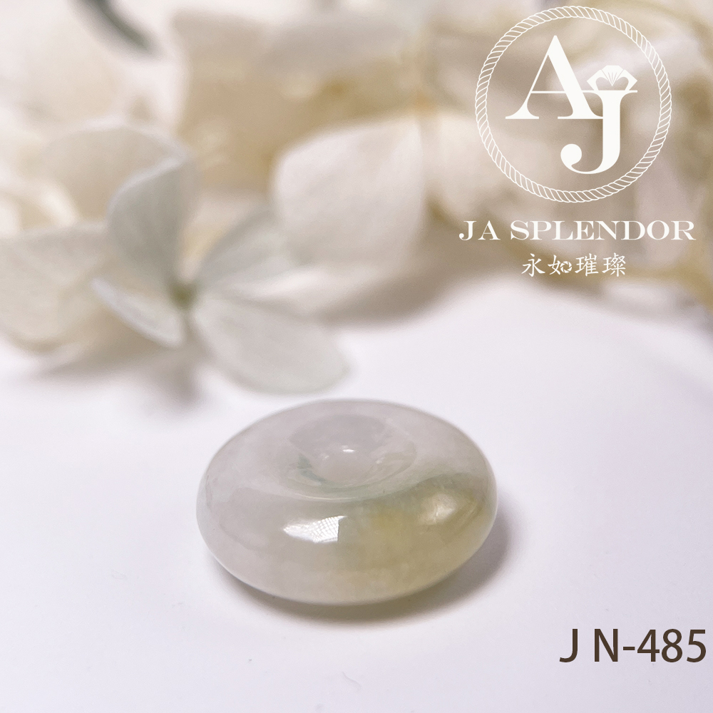 JN-474/485/489/490 天然翡翠A玉 黃加綠小平安扣