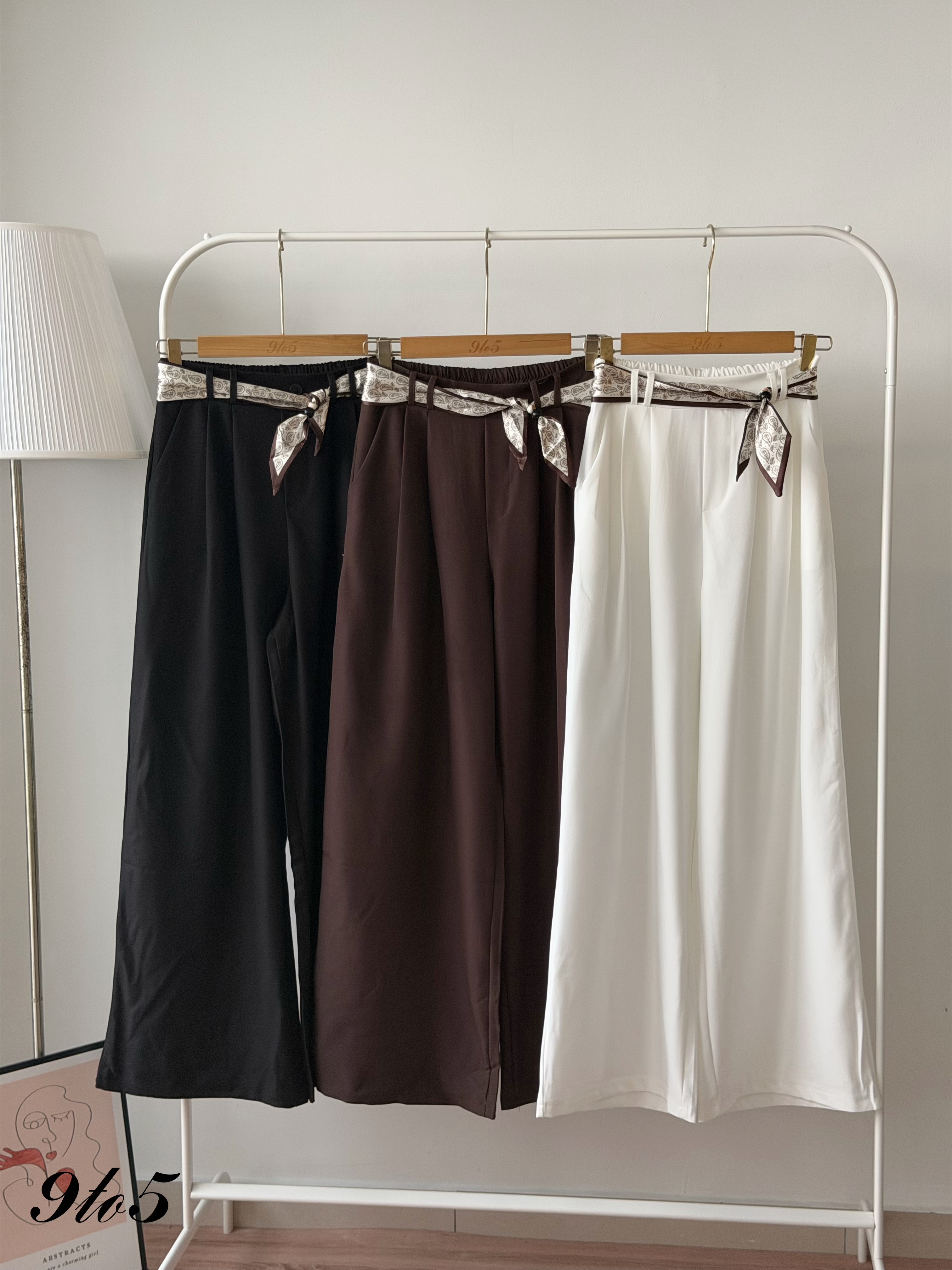 S2025 Wide Leg Long Pants - 3 Colors
