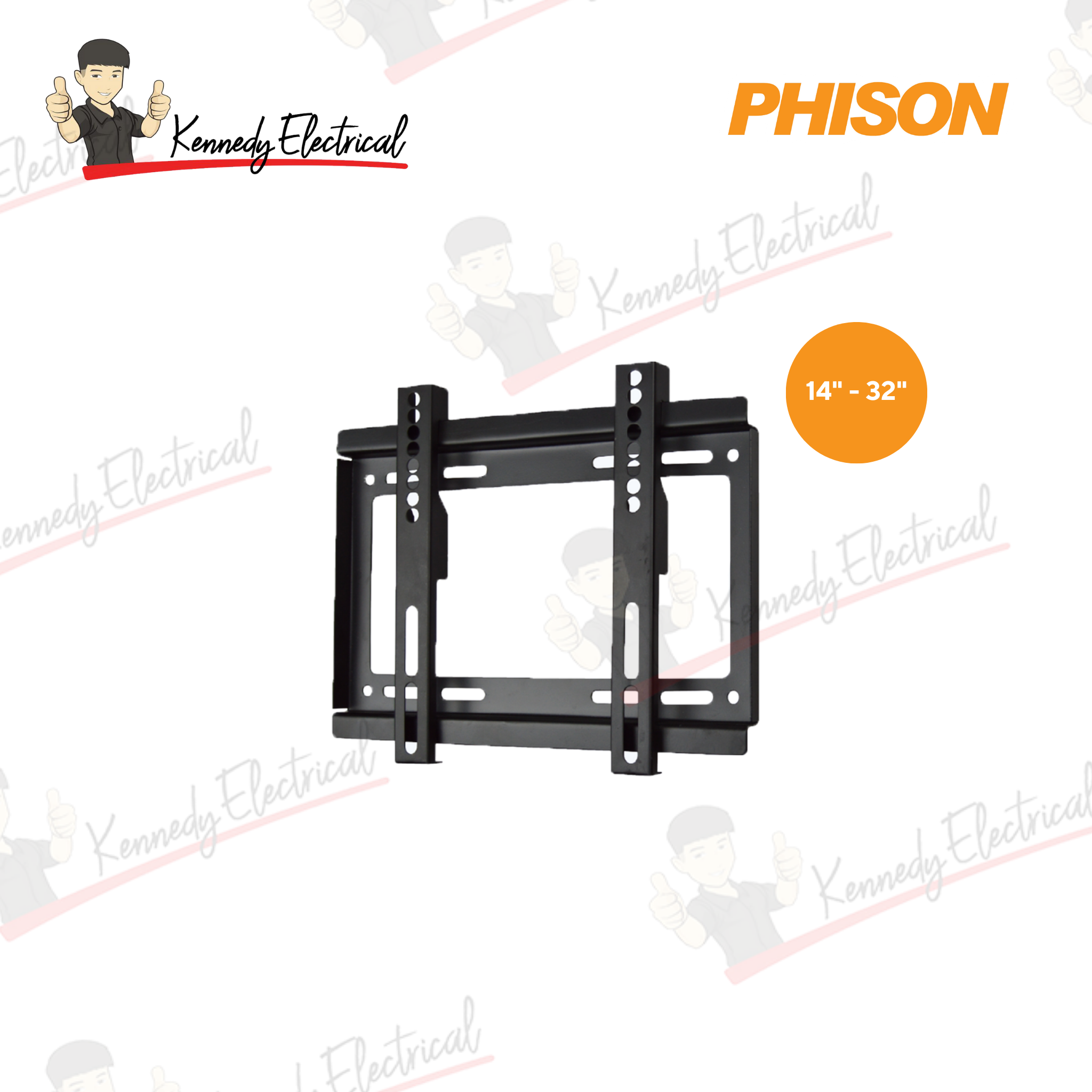 Phison 14"-32" Fixed TV Bracket (PM-32F)