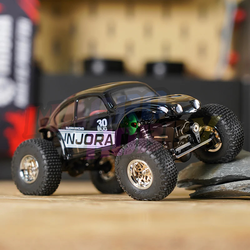 INJORA BUG30 Body with Magnetic Mount for 1/30 SCX30 BLACK #530377