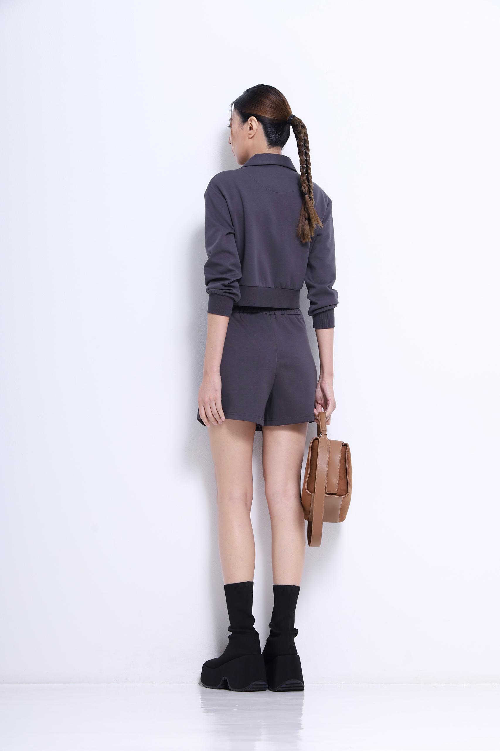 CP1625 SLIT PATTERN SOFT SKIRT PANT