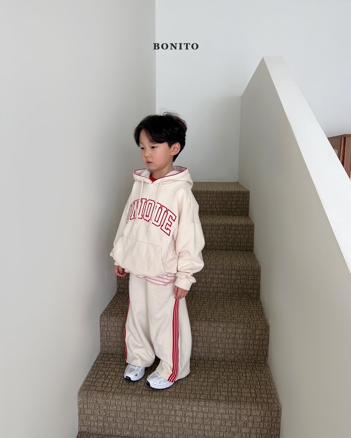 Bonito | 親子hoodie (Blue L 105-115)