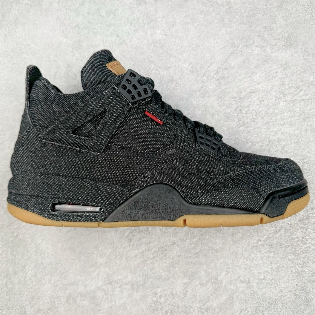 Levi's x Air Jordan 4 Retro 'White Denim' AO2571-001