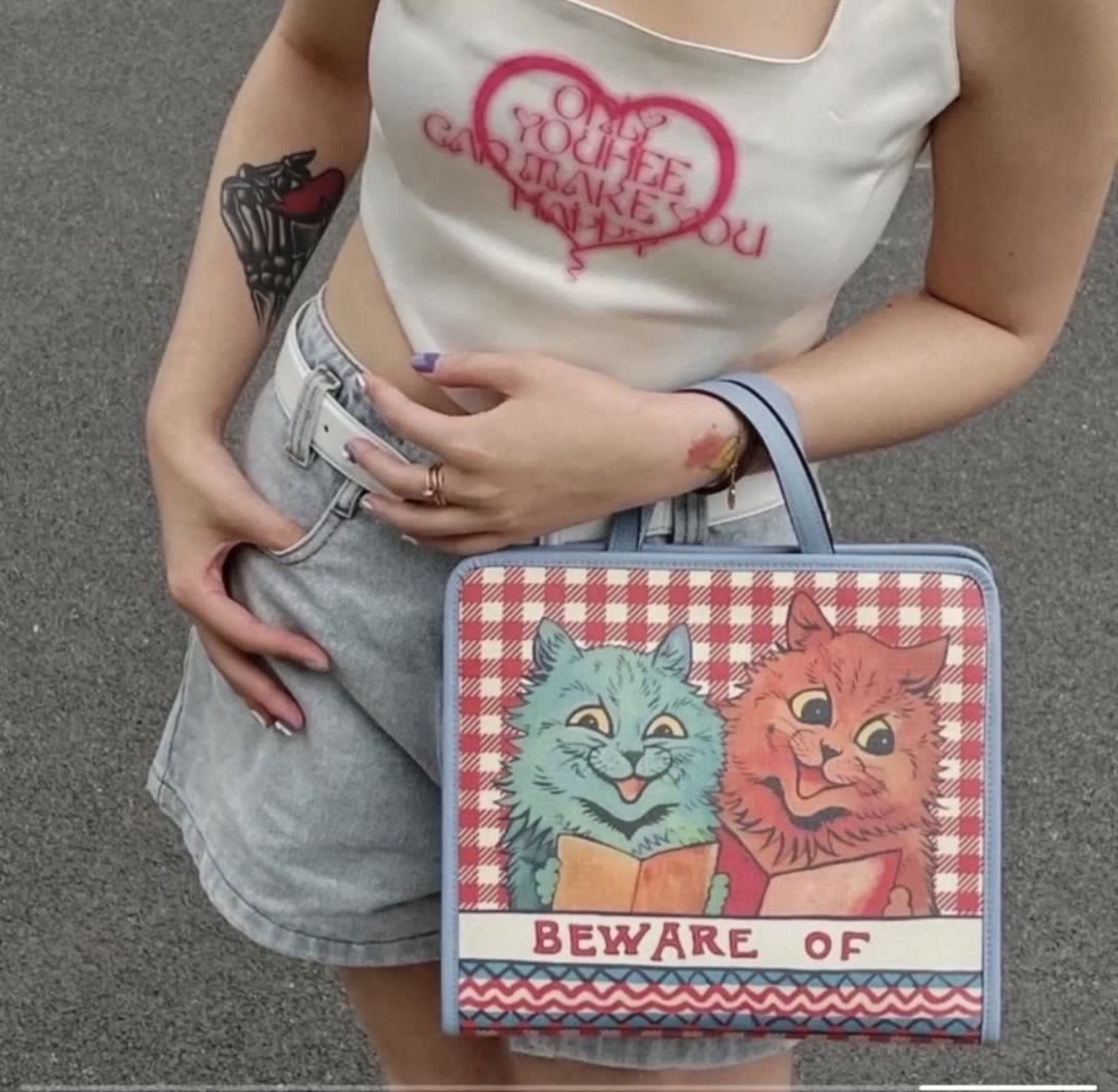 Gucci Kids Beware Of 貓貓手提包