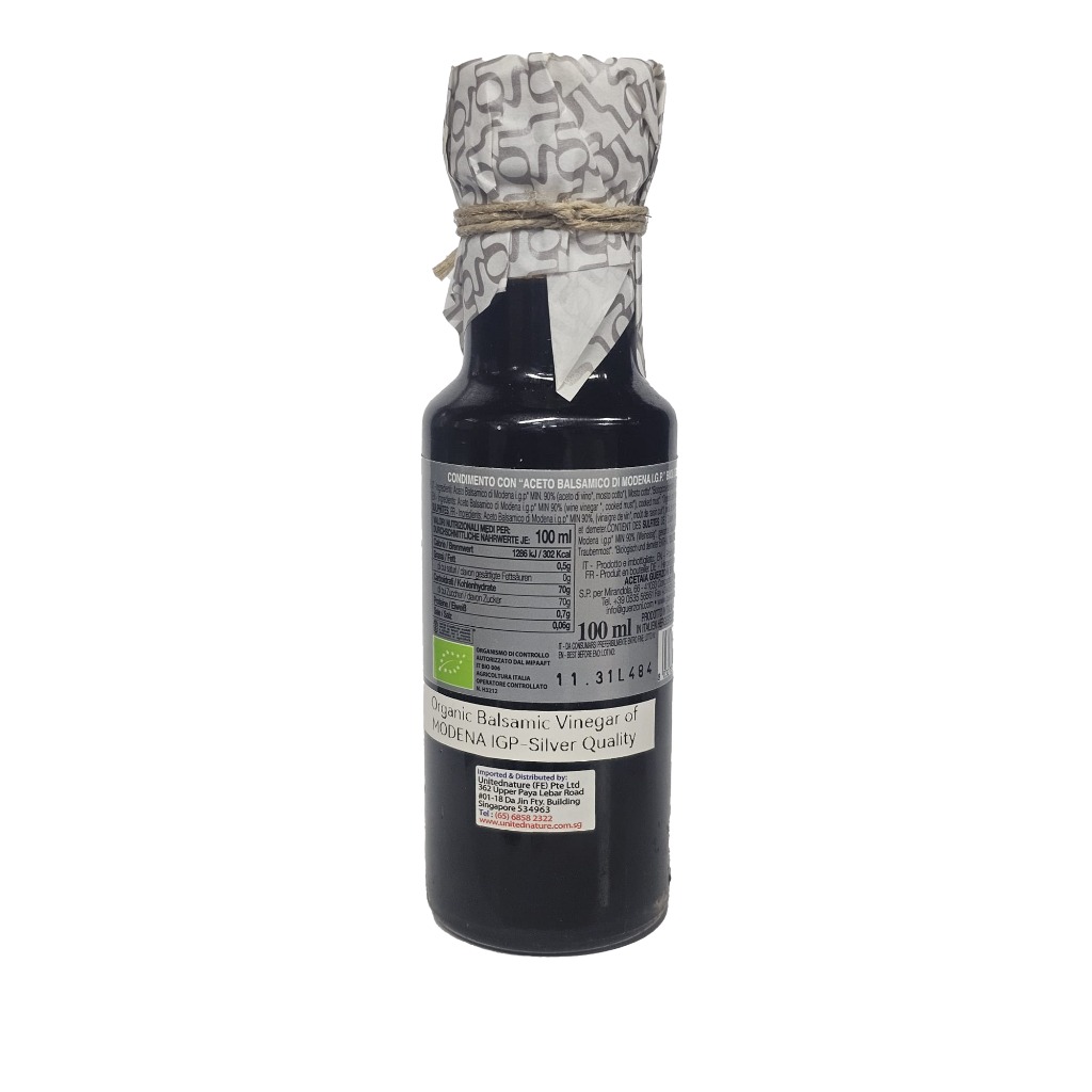 Balsamic Vinegar of Modena IGP Organic/Demeter – Quality Silver (Acetaia Guerzoni)