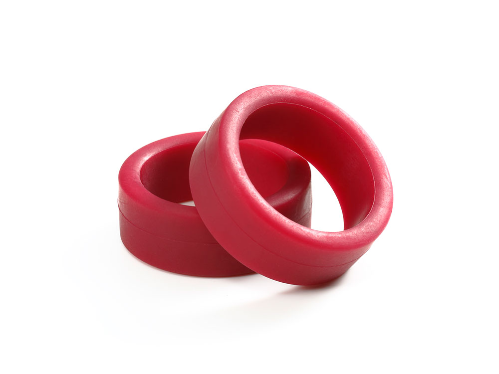LOW FRICTION LOW PROFILE TIRE (MAROON, 2PCS.)