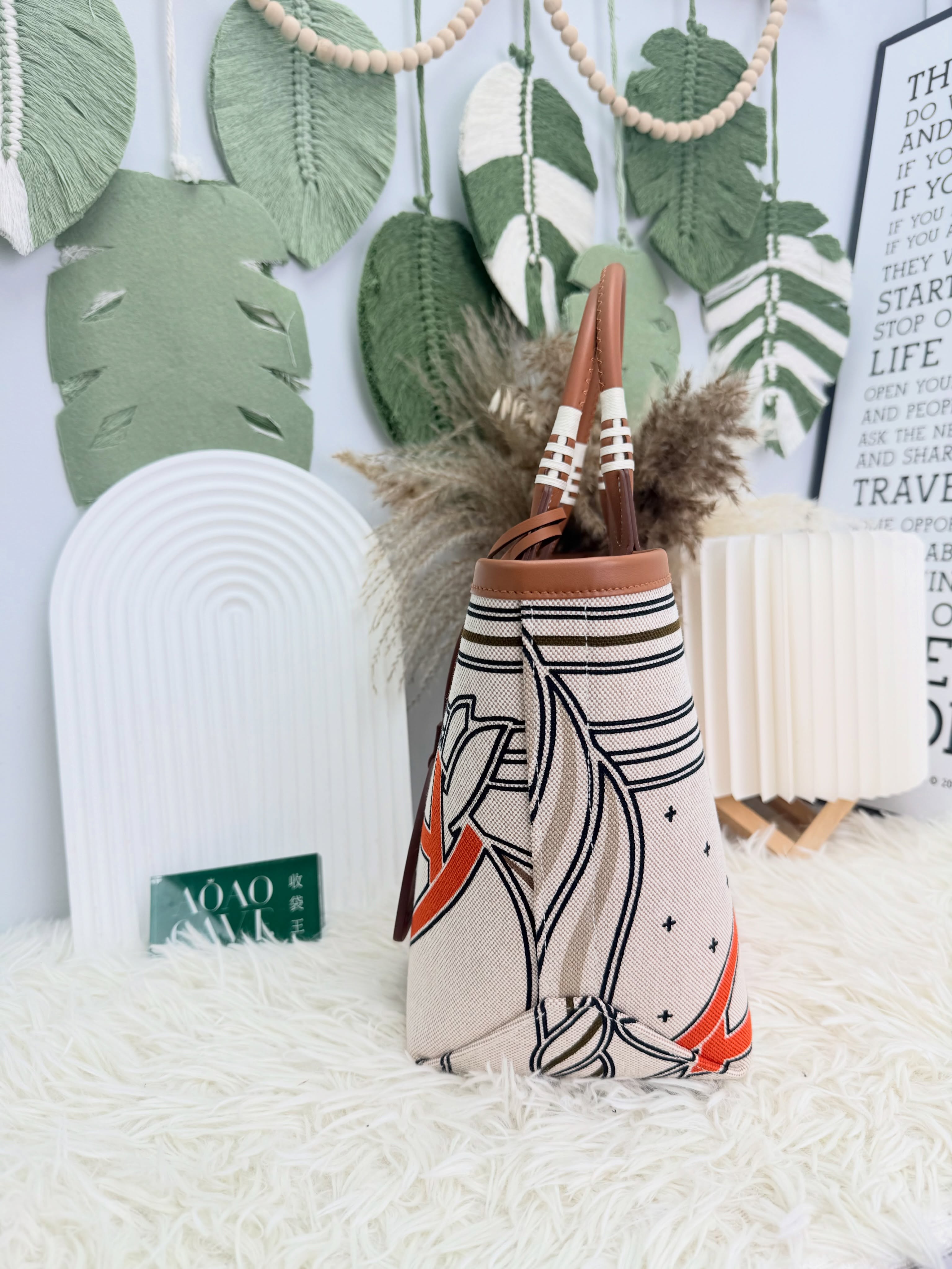 Hermes👜沒使用品 🛍️steeple25馬頭帆布手提包 特別版 b stamp 全套