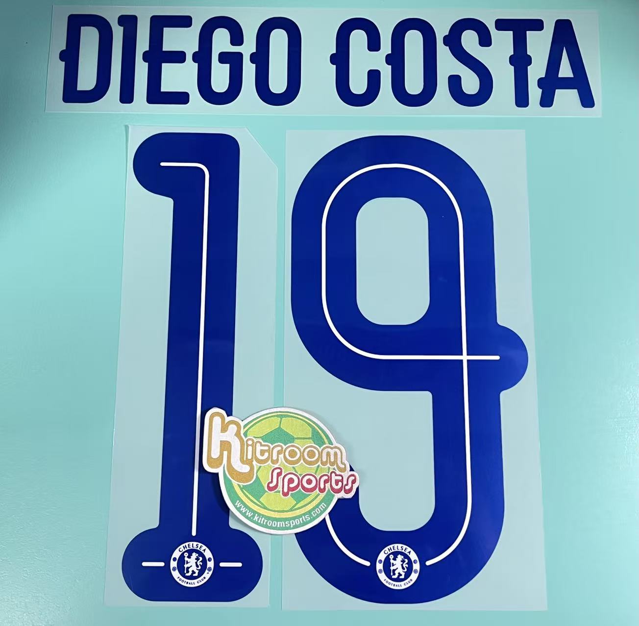 2015-16 Chelsea Away UCL Nameset #19 DIEGO COSTA
