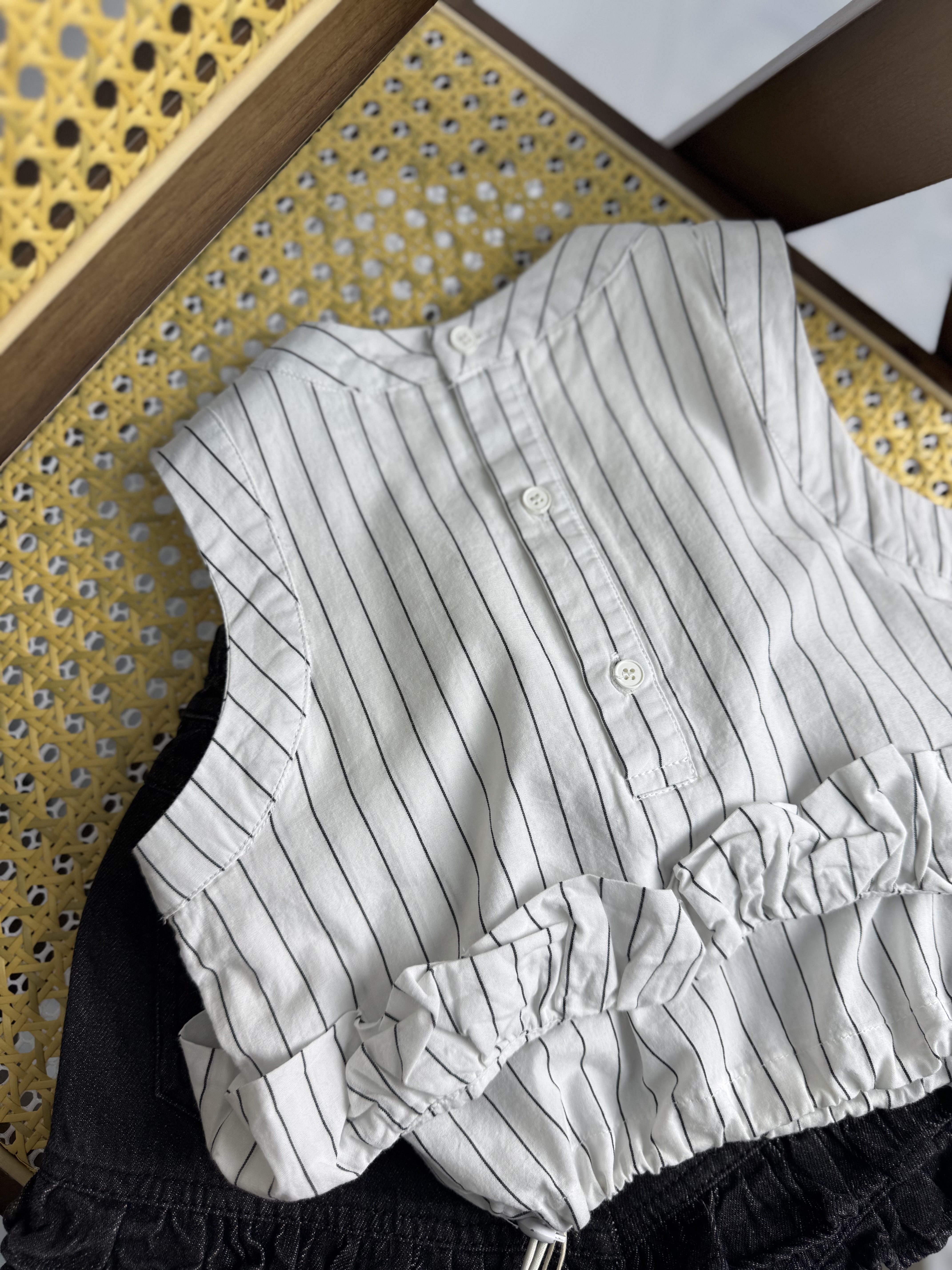 TOTOLO Stripe Blouse 