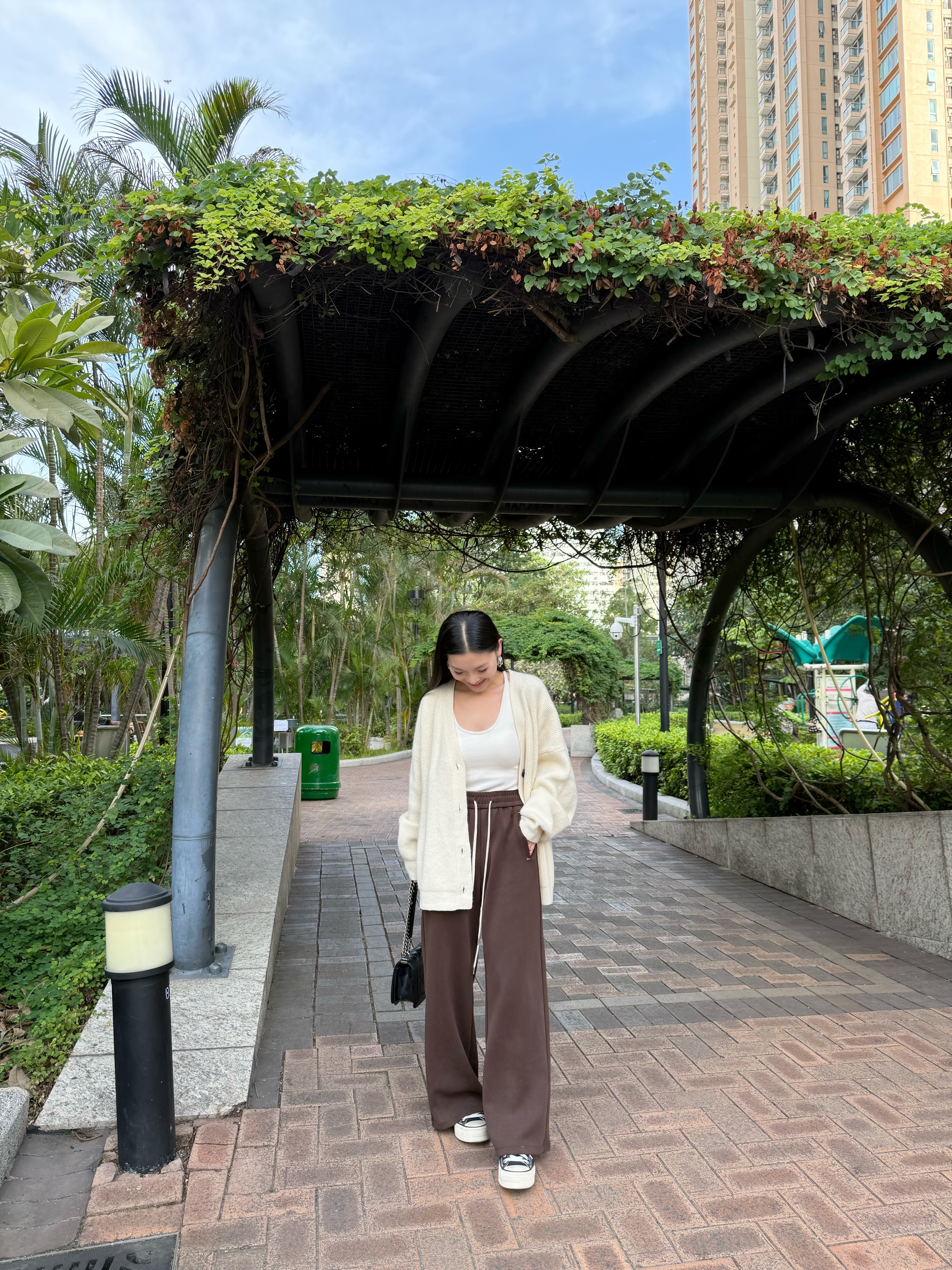 J21 滑身實棉休閑褲