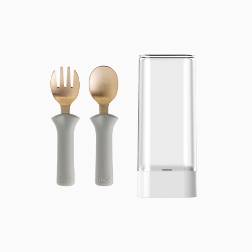 MODU'I 鉑金矽膠金銅叉勺  ( 連盒 )